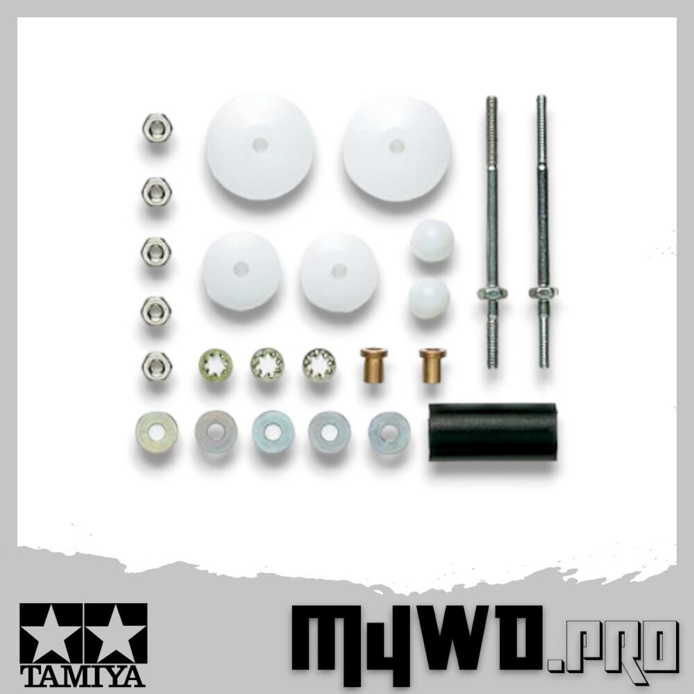 TAMIYA 15391 - Large Dia. Stabilizer Head Set (11mm, 15mm) (White)