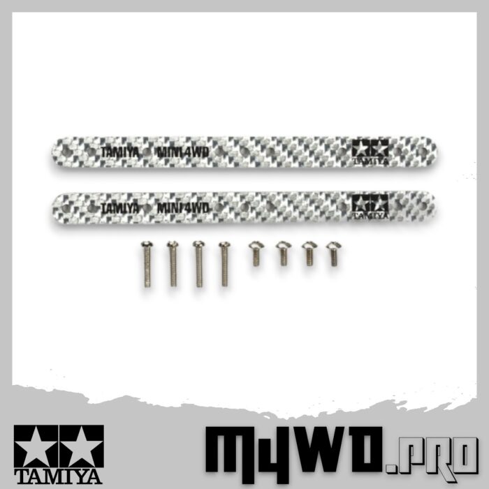 TAMIYA 95307 - HG Carbon Reinforcing Plate Set (1/5mm/Silver)